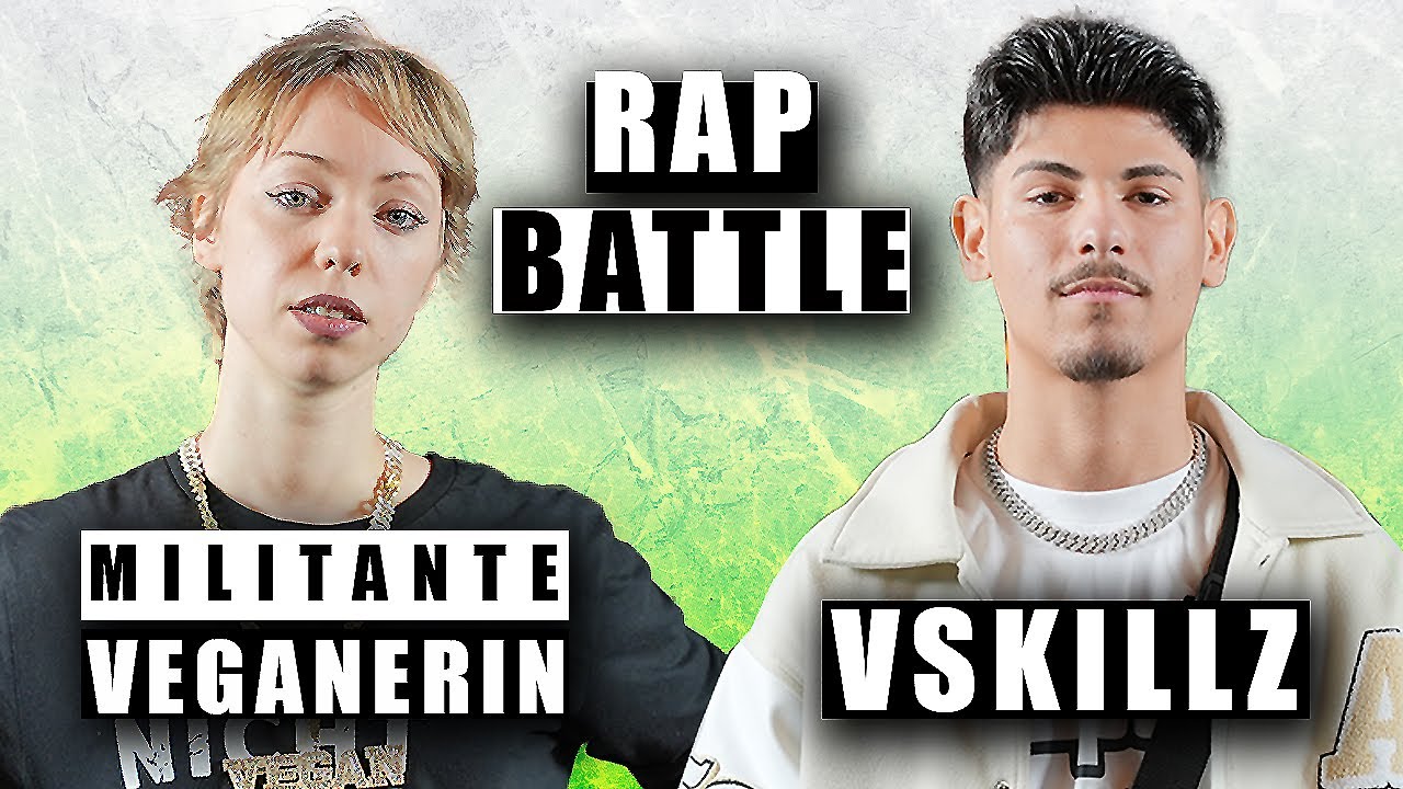 MILITANTE VEGANERIN vs. VSKILLZ (Rapbattle eskaliert) Big Difference 🔥🔥