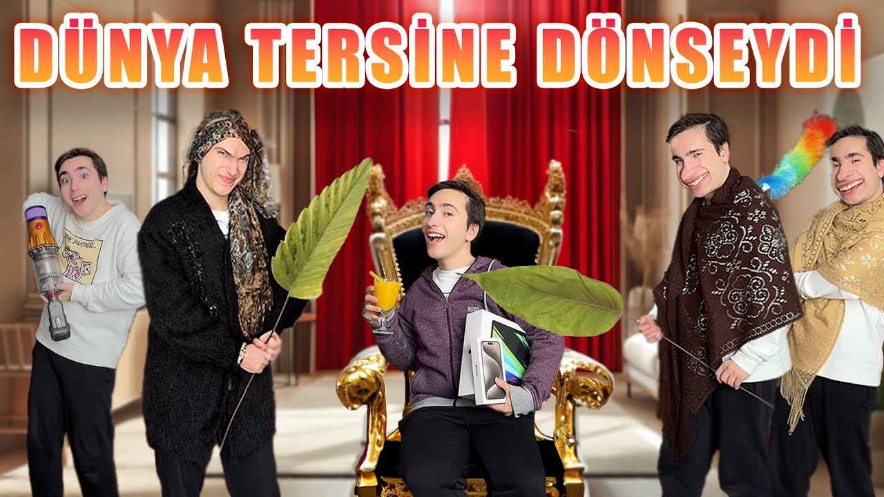 Mine ve Akrabaları 10.Bölüm - Dünya Tersine Dönseydi