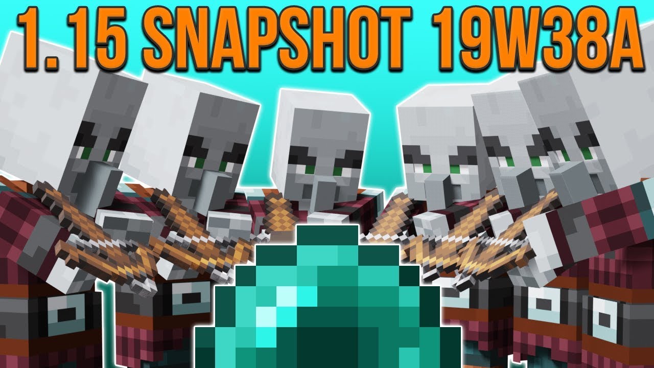 Minecraft 1.15 Snapshot 19w38a Pillager, Boats & Ender Pearl Fixes!
