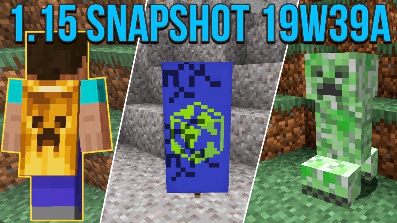 Minecraft 1.15 Snapshot 19w39a Blaze 3D Rendering & Free Cape For Bedrock!