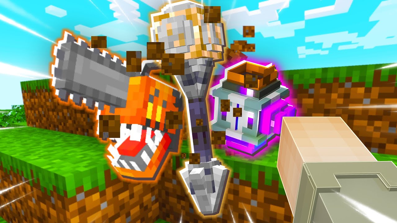Minecraft ama BLOKLAR RASTGELE EŞYA DÜŞÜRÜYOR!