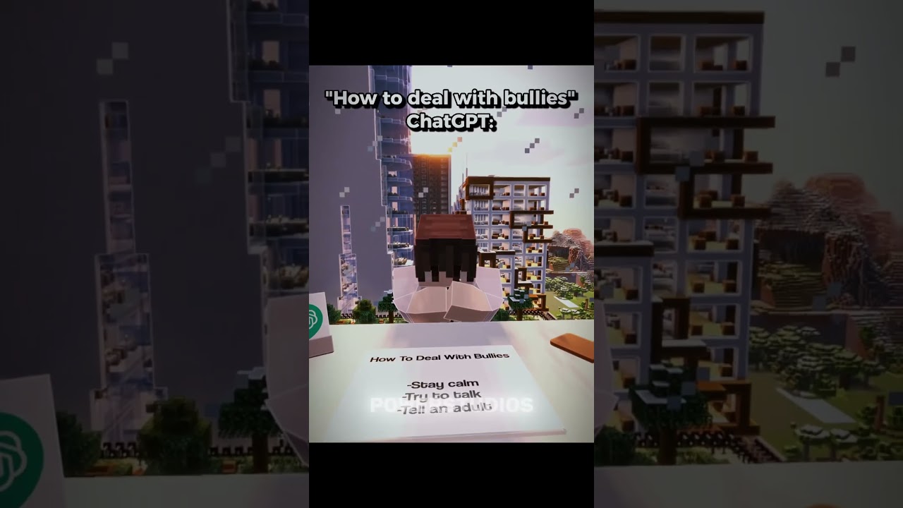 Minecraft Ask AI For Bully Advice = 💀