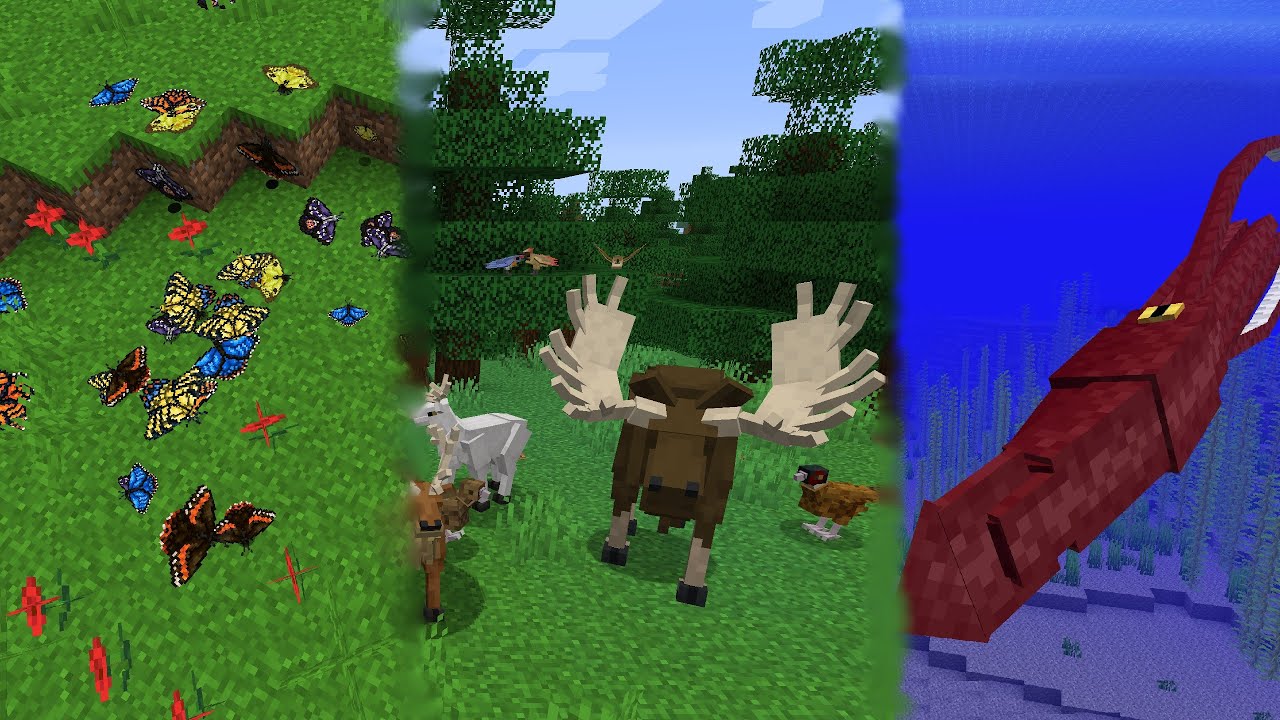 Minecraft. Better Animals Plus Showcase