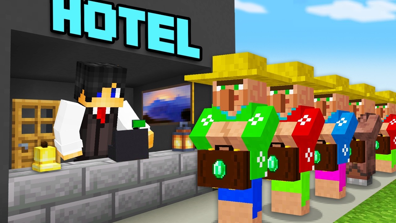 Minecraft, But I Open a Hotel!