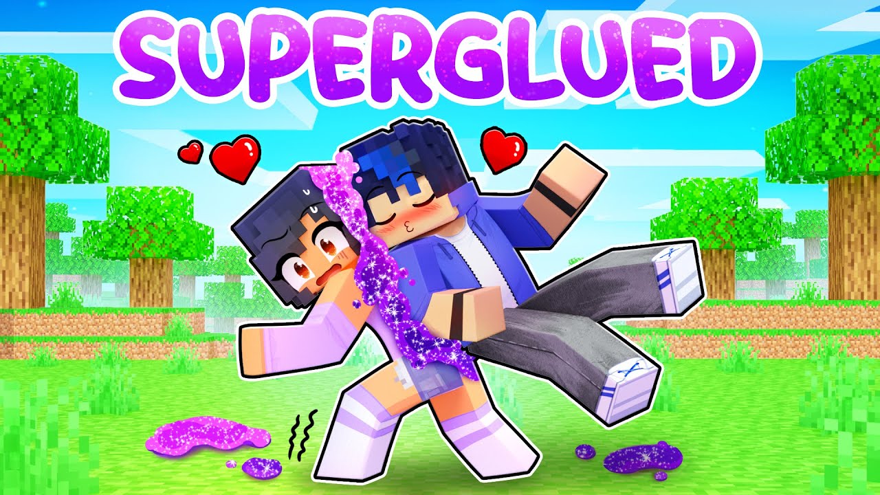 Minecraft But We're SUPERGLUED Together!
