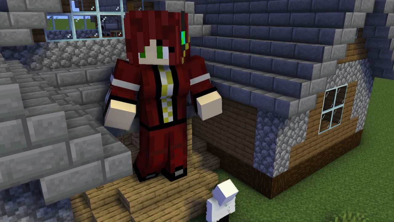 Minecraft giantess growth animation #14