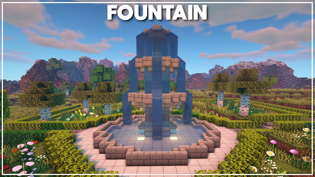 Minecraft: How to Build a Fountain [Tutorial] 2020