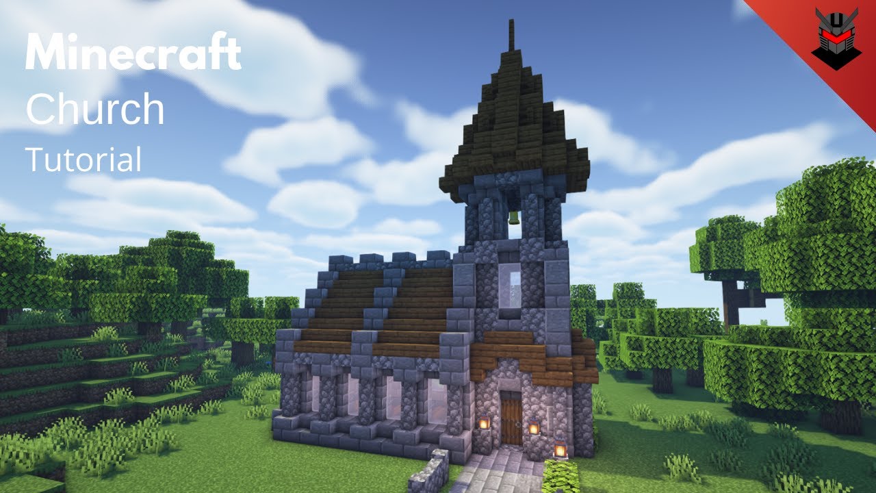 Minecraft: How to Build a Medieval Church | Church (Tutorial)