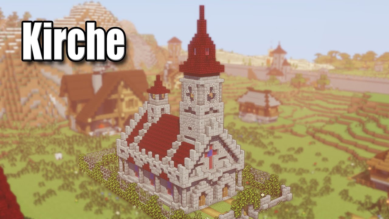 Minecraft Kirche bauen | Minecraft kleine Kirche bauen | Minecraft schöne Kirche bauen | Tutorial