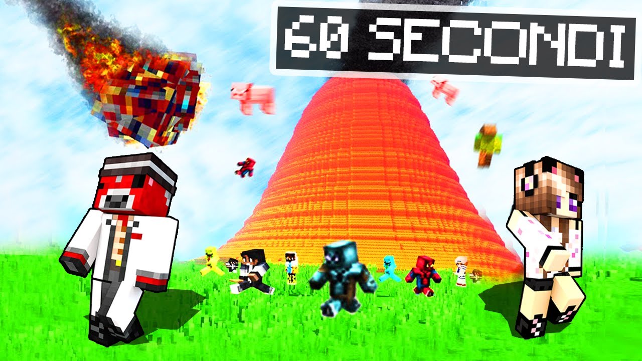 MINECRAFT MA OGNI 60 SECONDI UN DISASTRO NATURALE!!
