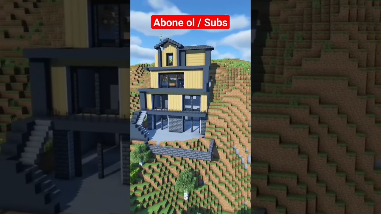 Minecraft malikahane yapımı | modern ev yapımı Minecraft
