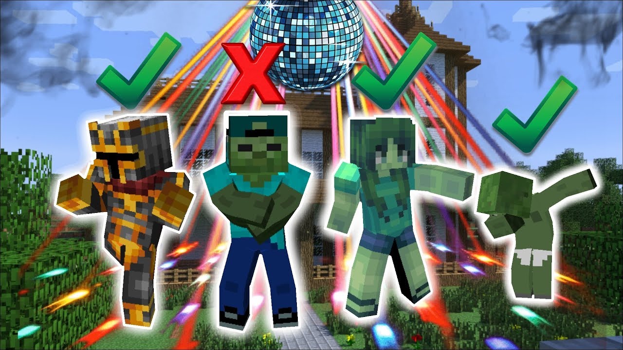 Minecraft MARK FRIENDLY ZOMBIE HAS A HOUSE PARTY !! WILD ENDING TO HIS HOUSE !! Minecraft Mods