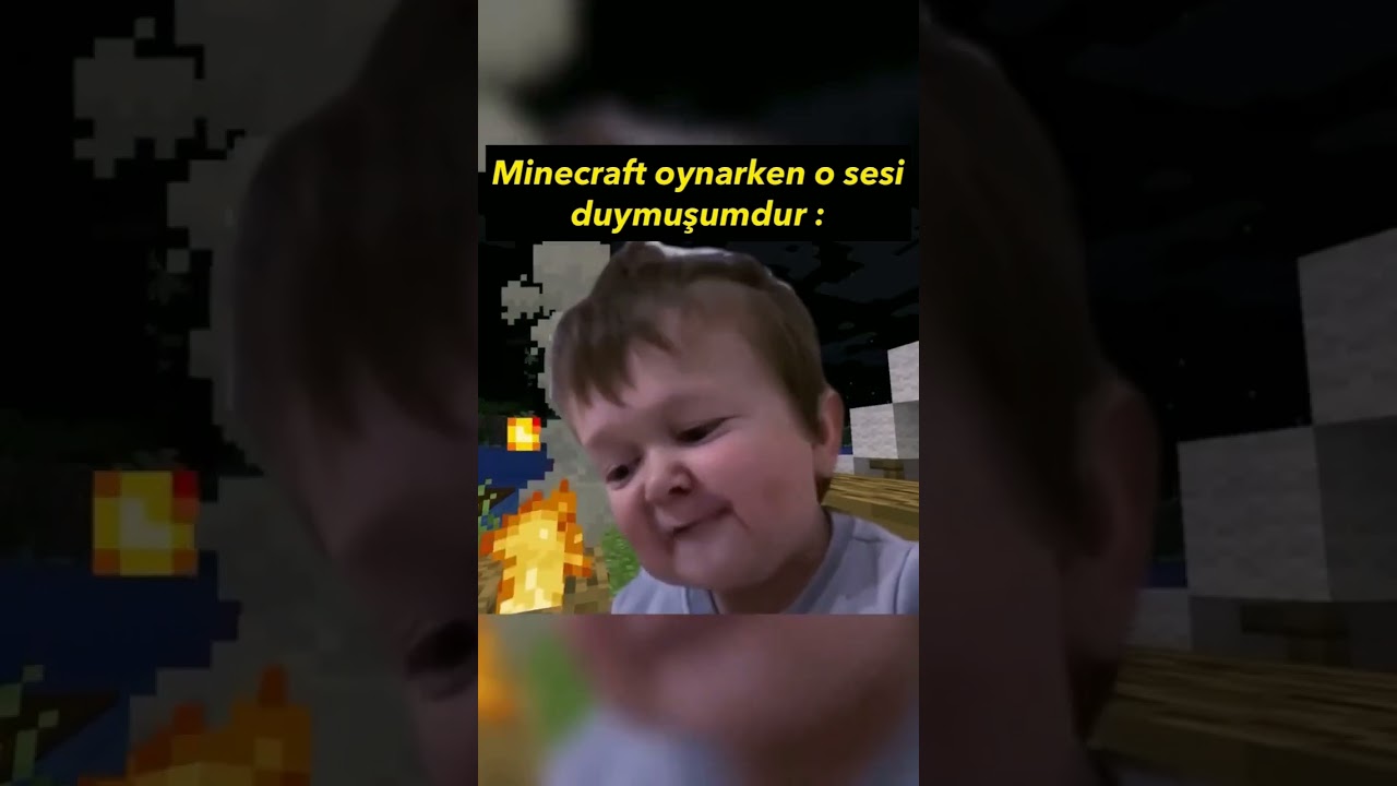 Minecraft Oynarken o Sesi Duymuşumdur 😬 #minecraft #shorts