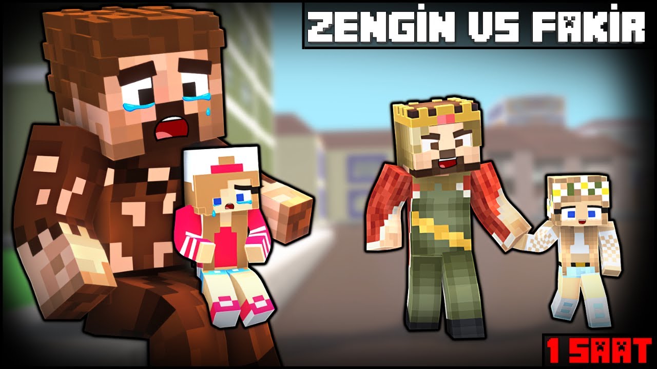 MINECRAFT RICH VS POOR MOVIE! 😱 - Minecraft