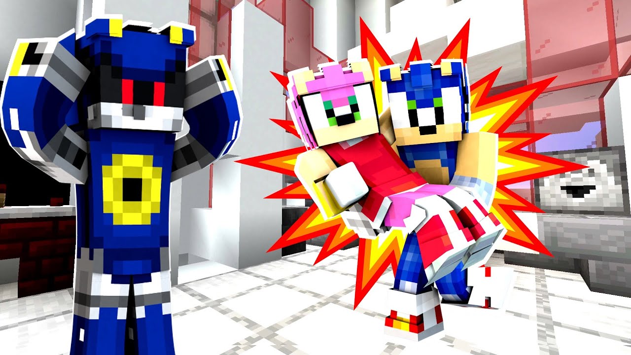 Minecraft Sonic The Hedgehog 2 - Sonic Rescues Amy Rose! [18]