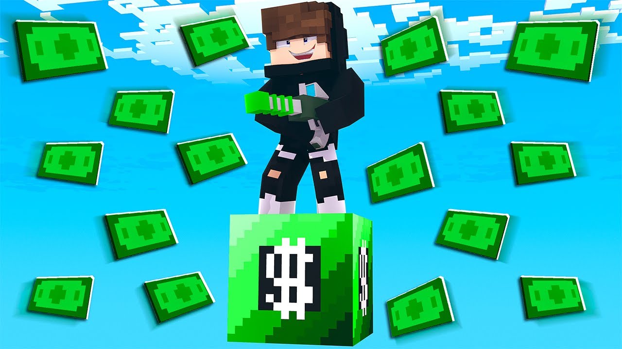 Minecraft Tapi 1 Block Uang !