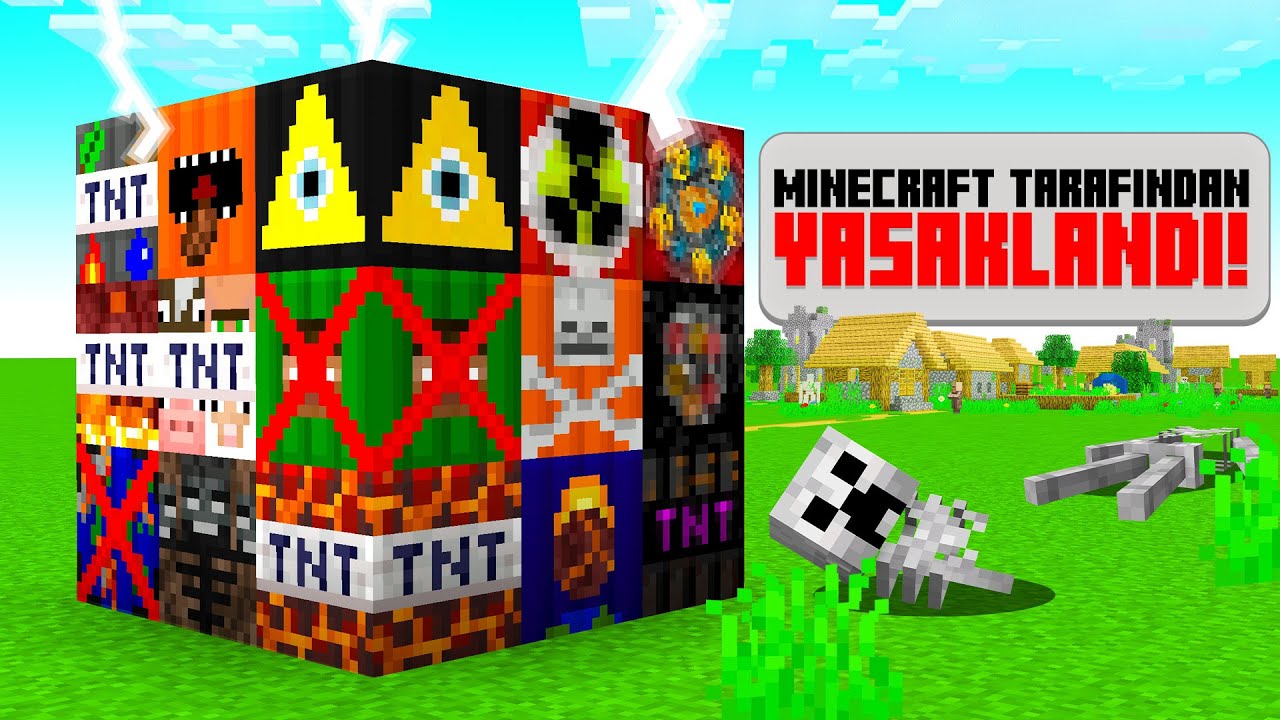Minecraft TARAFINDAN YASAKLANAN TNT’LER