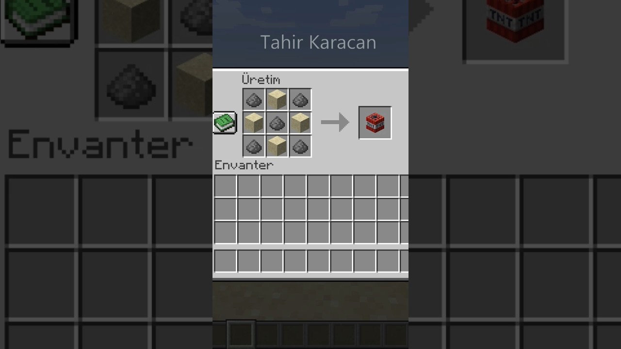 Minecraft Tnt Nasıl Yapılır