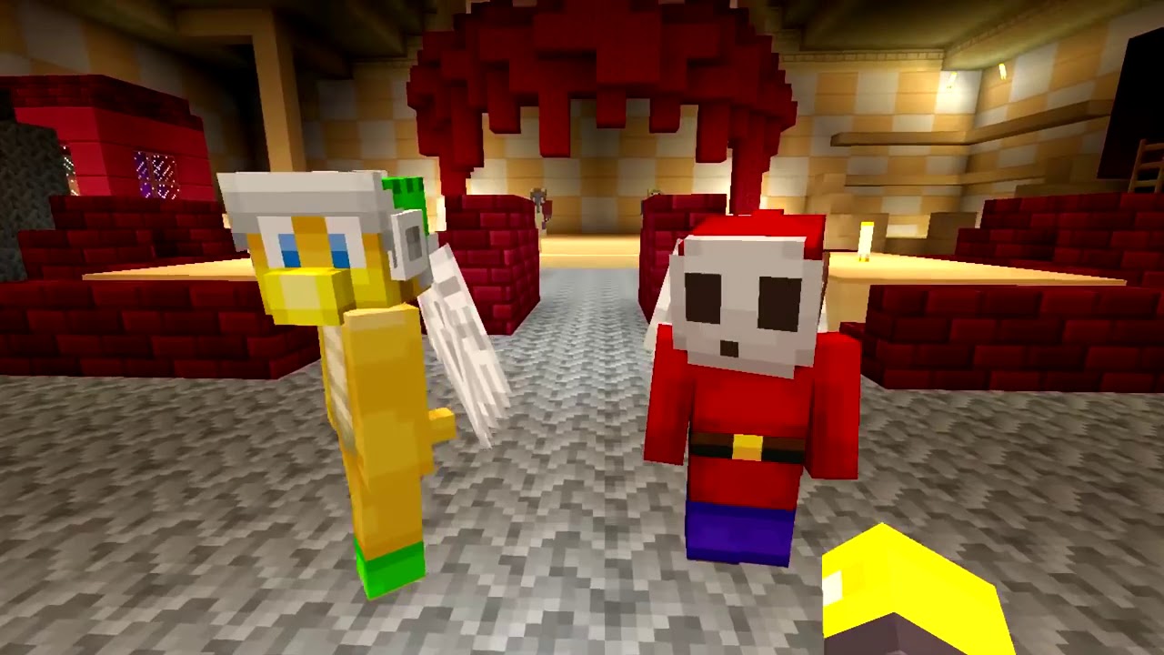 Minecraft Wii U   Nintendo Fun House   Bowser Jr VS Chuck E Cheese! 72