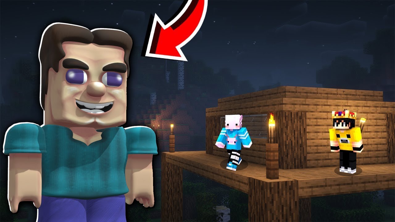 Minecraft'ta 2 Salak UCUBE STEVE Öldürdük!