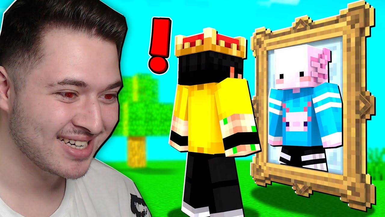Minecraft'ta SALAK KARDEŞİMİ TAKLİT EDEREK TROLLEDİM!