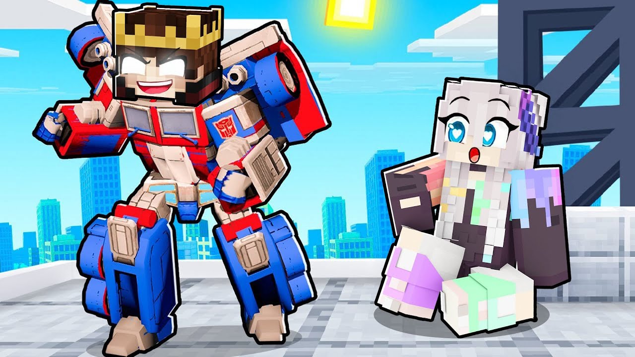 Minecraft’ta TRANSFORMERS'a Dönüştük 🤖 - Minecraft