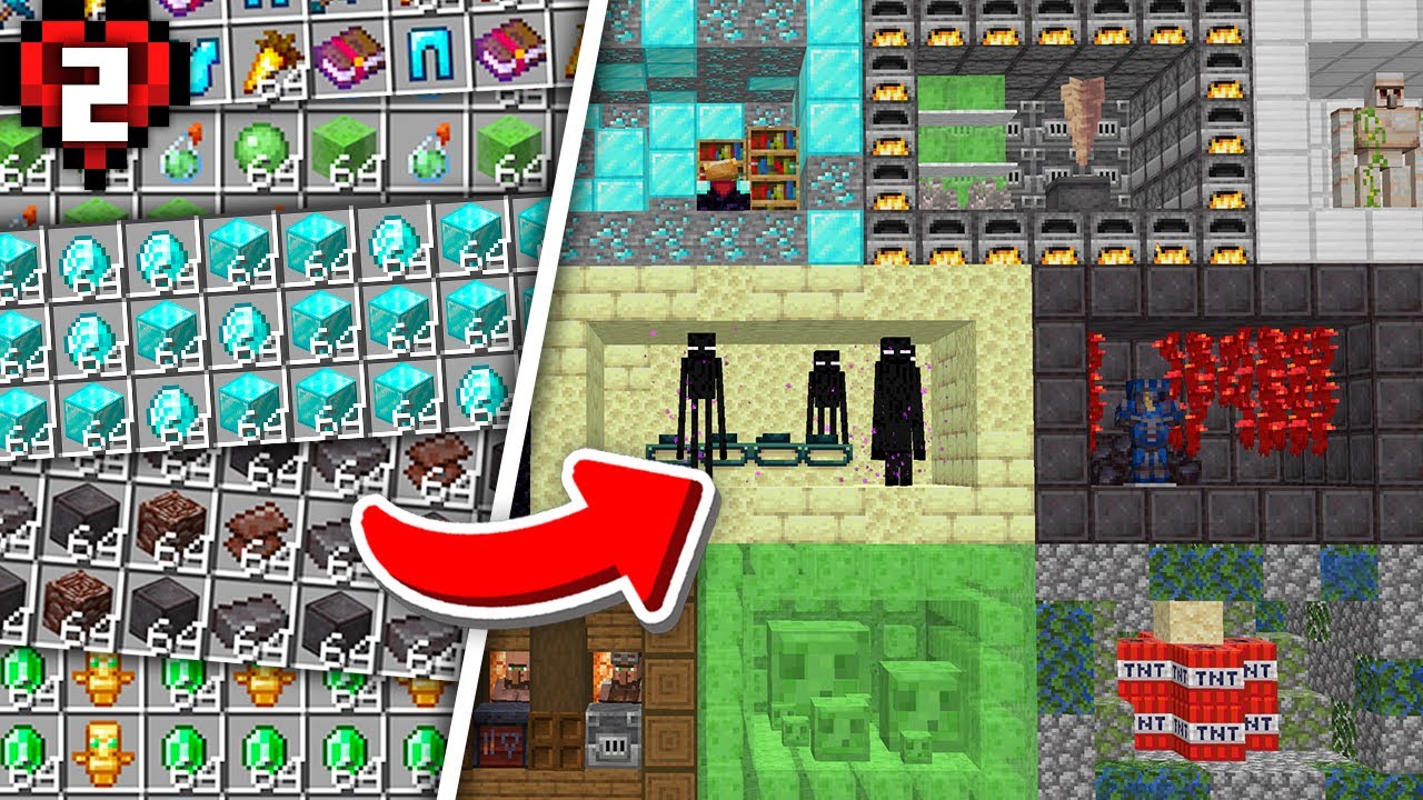 Minecraft'taki Bütün Farmları Yaptım | Hardcore 2