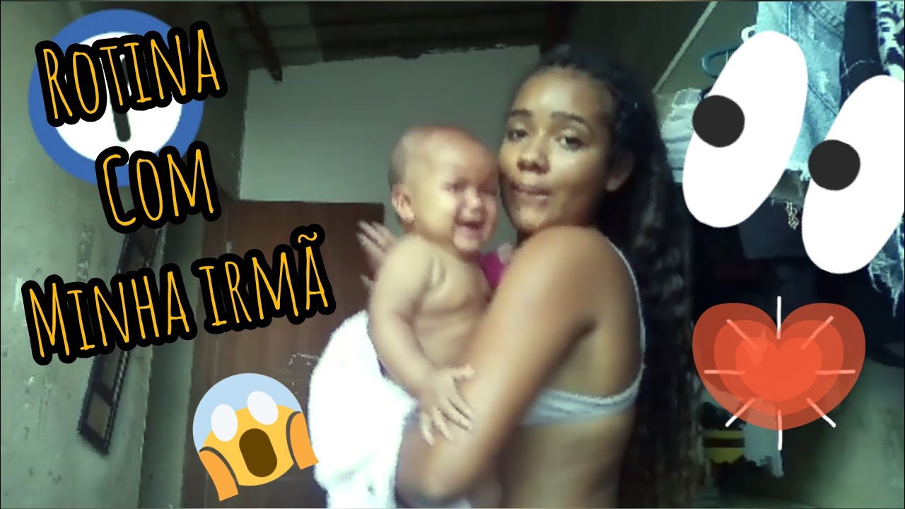 minha rotina com minha irmã👶