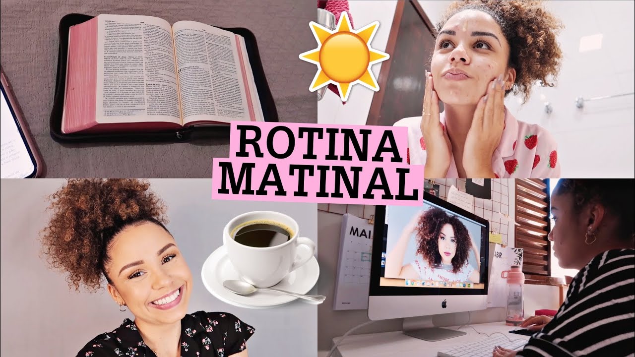 MINHA ROTINA DA MANHÃ | por Ana Lídia Lopes