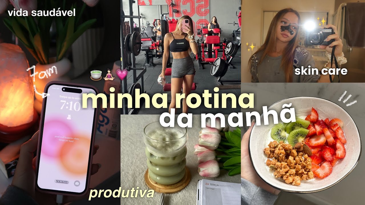 minha rotina da manhã produtiva & saudável 🎀