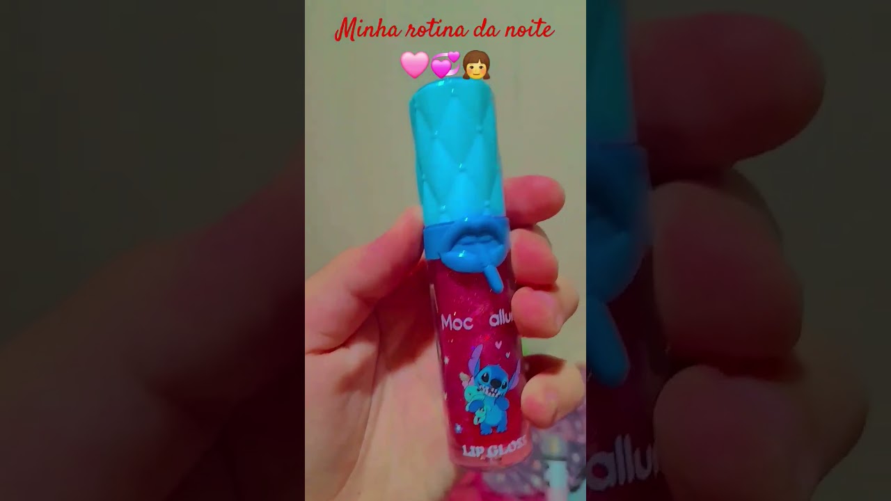 minha rotina da noite.
