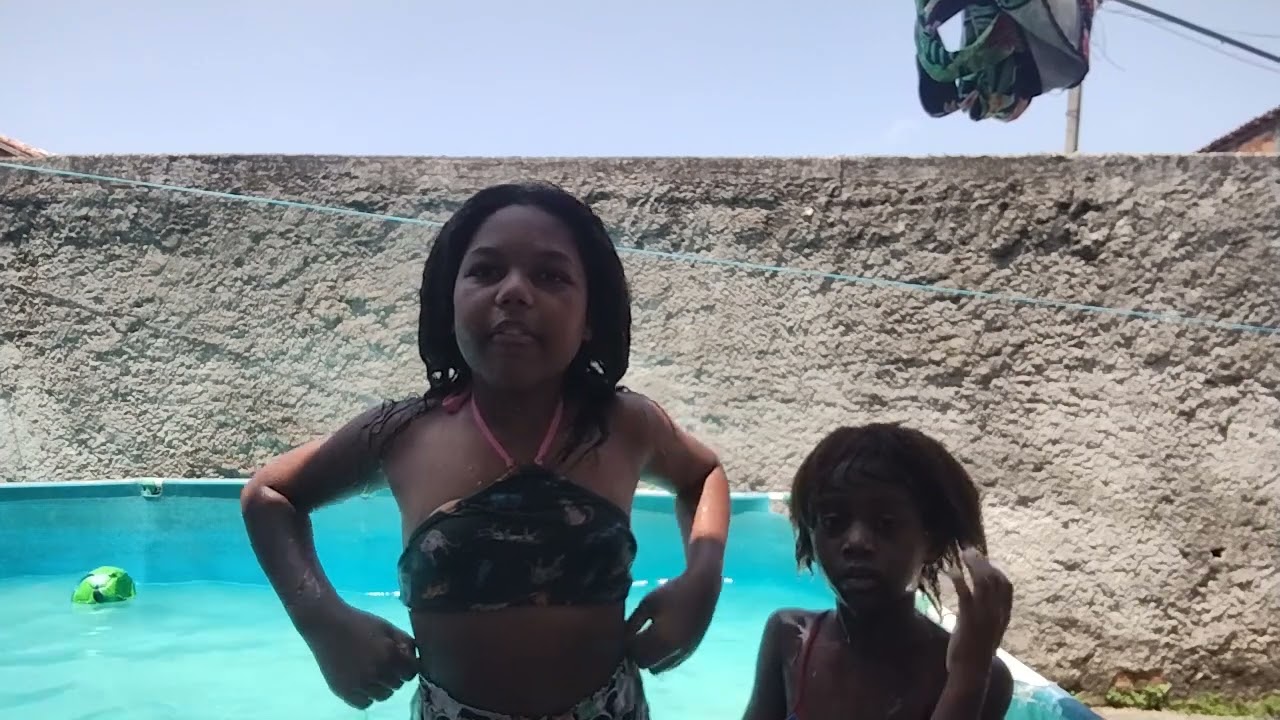 minha rotina na piscina 😍😍