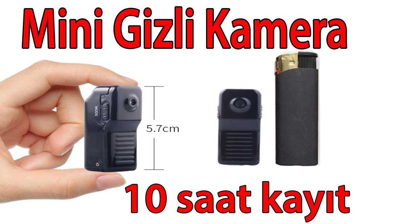 Mini Bakıcı Gizli Kamera Tek sarj ile 10 saat kadar video kayıt özelliği