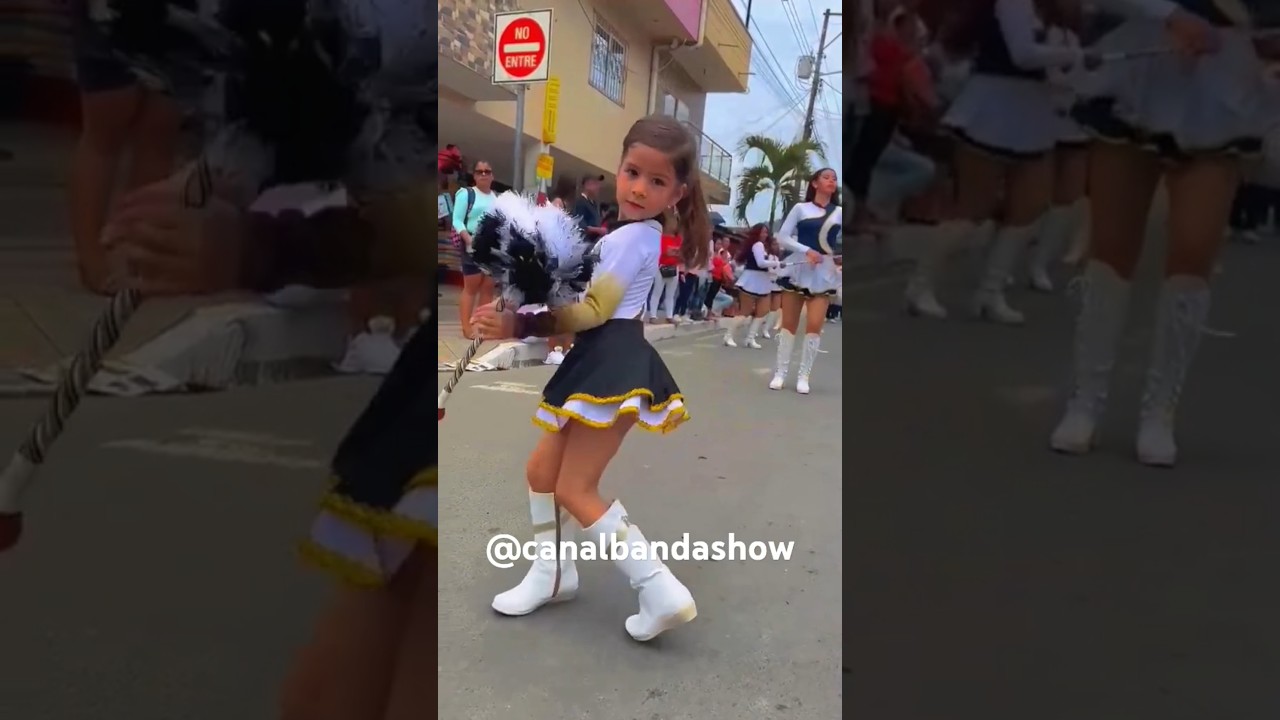 Mini baliza da Fanfarra no desfile #shorts #banda #desfile