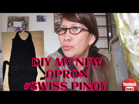 MINI DRESS BECOMES TO APRON /DIY #SWISS PINAY