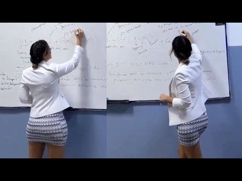 Mini etekli öğretmen tartışma konusu oldu