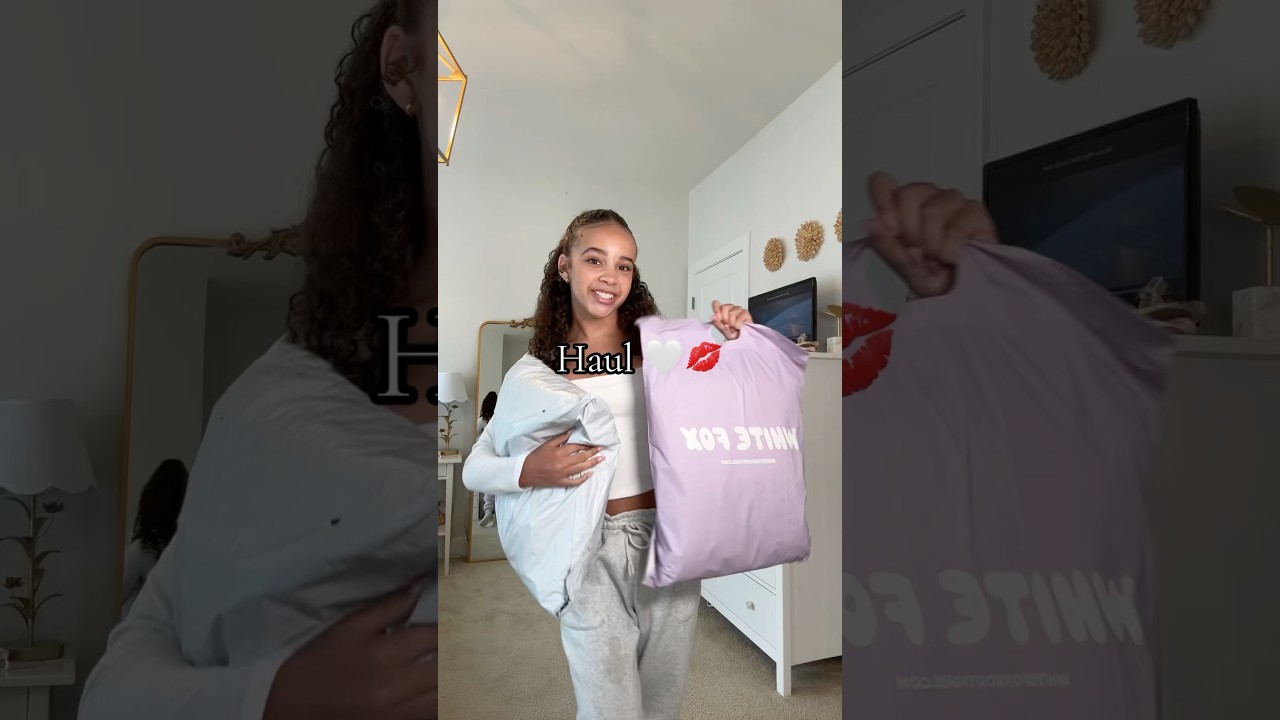 mini haul - part 1 shein 🤍 💋 #fyp #foryou #haul #girly #clothes #whitefox #shein #aesthetic #asmr
