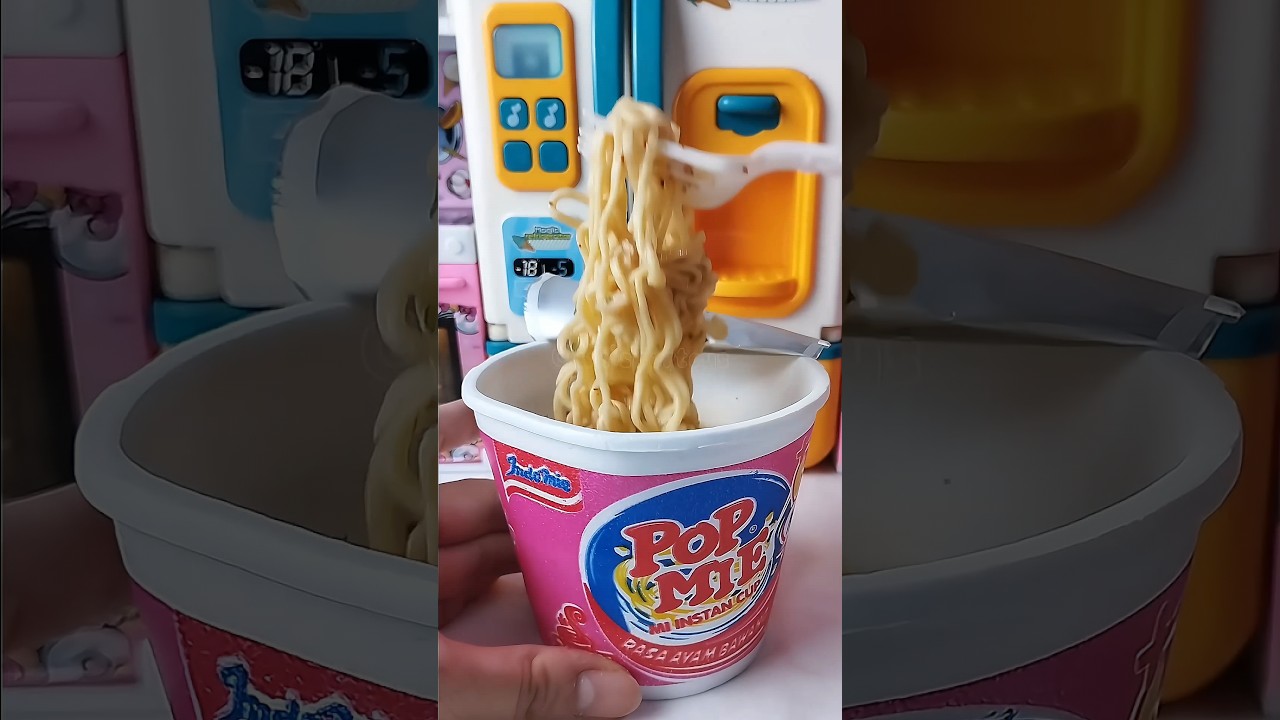Mini PopMie #asmraesthetic #satisfyingasmr #kawaii #indomie