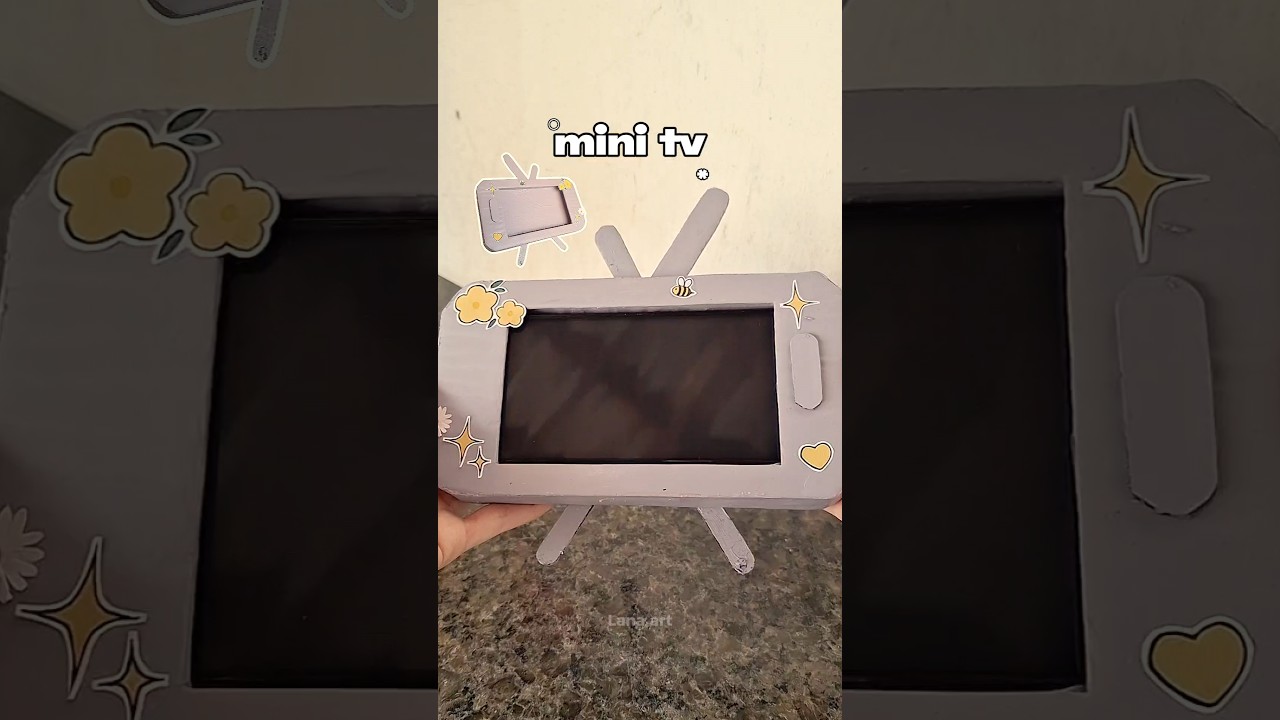 mini tv #art #craft #drawing #diy #video #shorts #artist