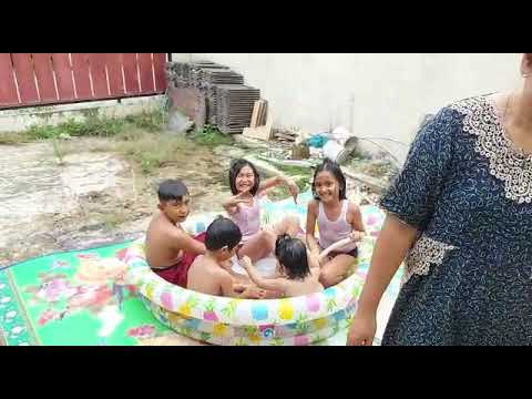 Mini VLOG - Mandi di kolam renang mini rame-rame