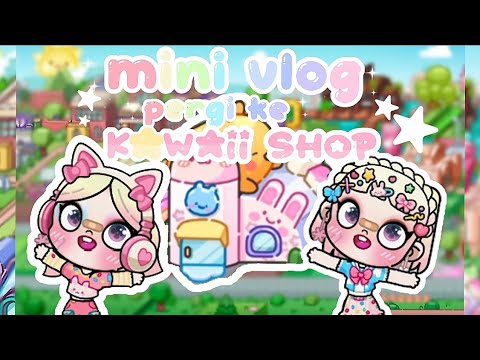MINI VLOG PERGI KE KAWAII MAKE UP SHOP:D || AVATARWORLD