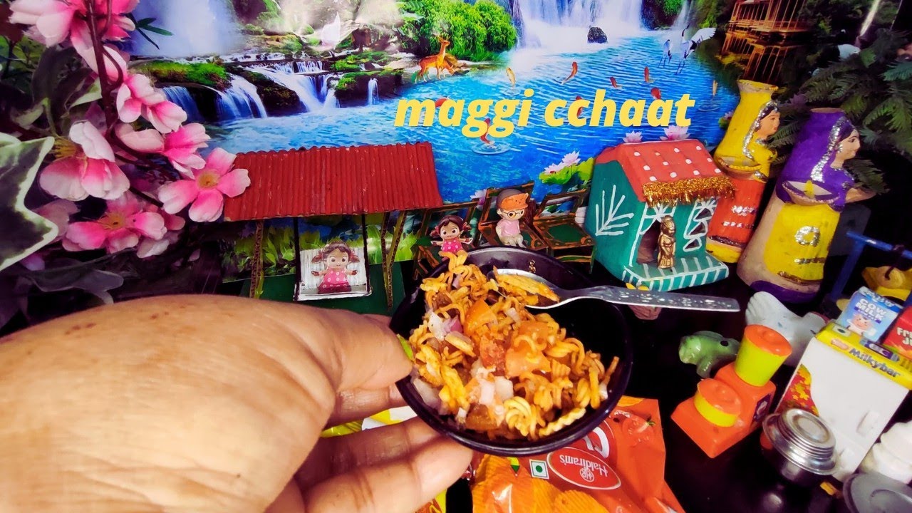 Miniature Maggi chaat Recipe|Miniature Maggi Bhel|Maggi Recipe|Under 15 Mins Recipe|