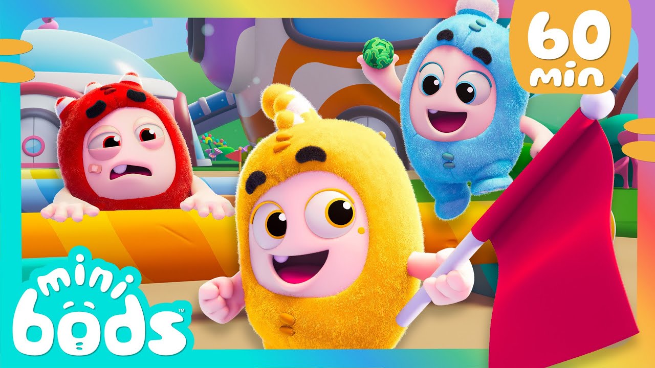 Minibods NEW! Yes Yes Vegetables | Eat Your Greens | Baby Oddbods Marathon | Funny Cartoons for Kids