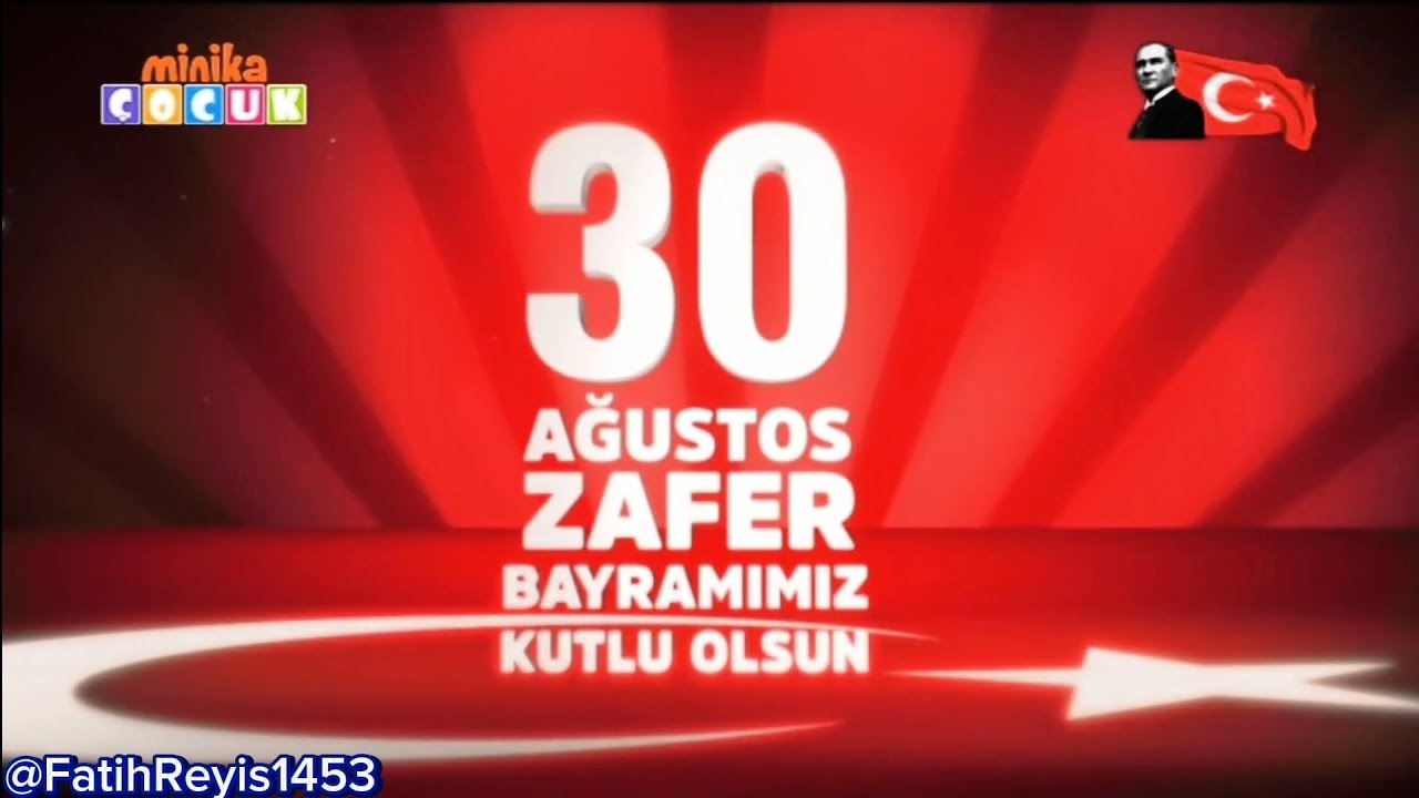 (Minika Çocuk)(30 Ağustos Zafer Bayramı Kutlu Olsun)(Jeneriği)(30.08.2024)(21:30)#keşfet #minika