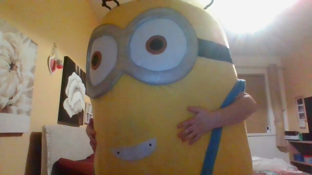 minion mascot costume review and suit up