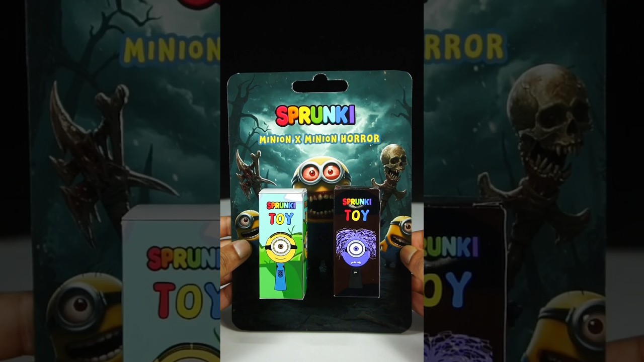 Minion Normal x Horror Sprunki OC Phase 4 Unboxing #sprunki #minions #unboxing