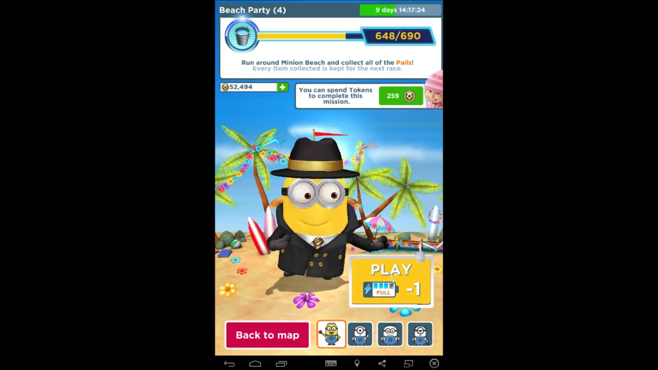 Minion Rush | Beach Party Special Mission | Lap 2 Stage 1
