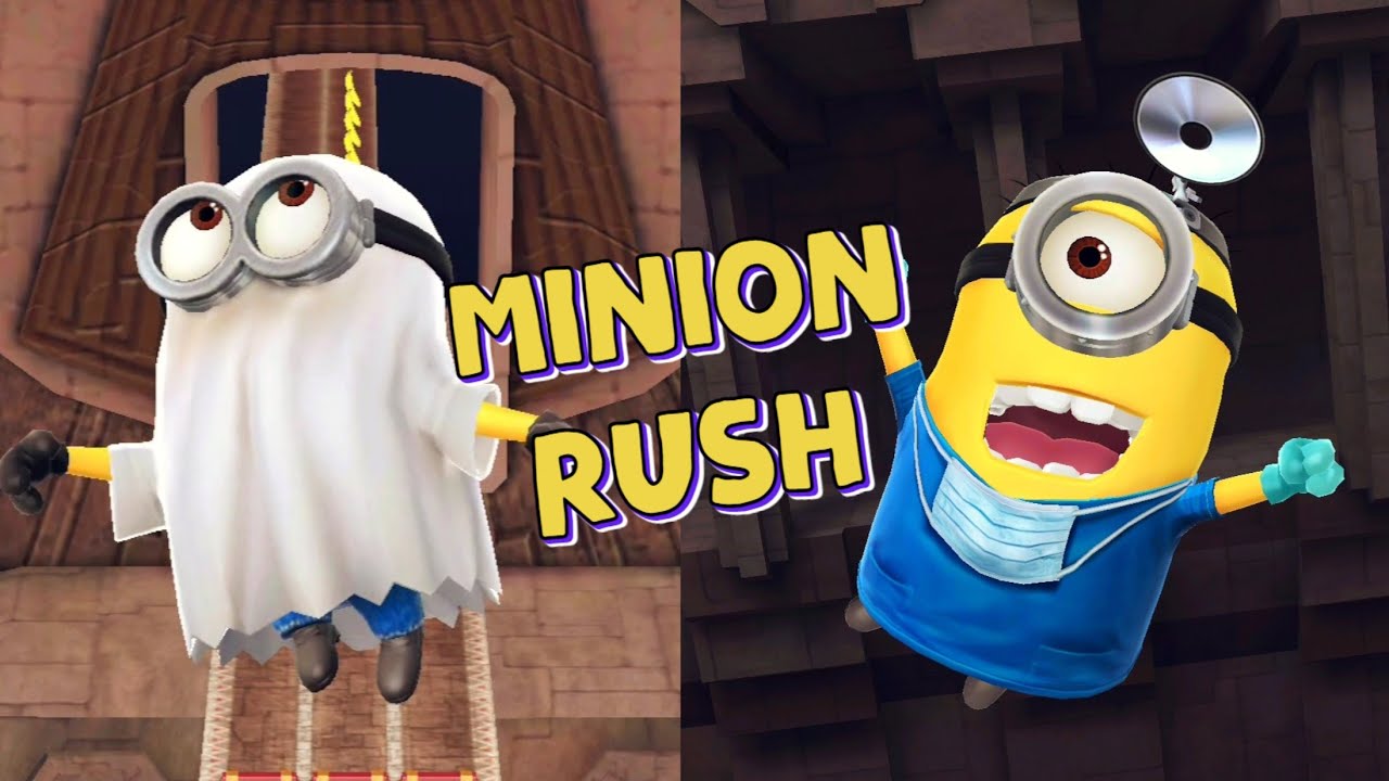 Minion Rush Doctor Carl and Ghost minions at Despicable Ops Chapter 32 missions walkthrough gameplay