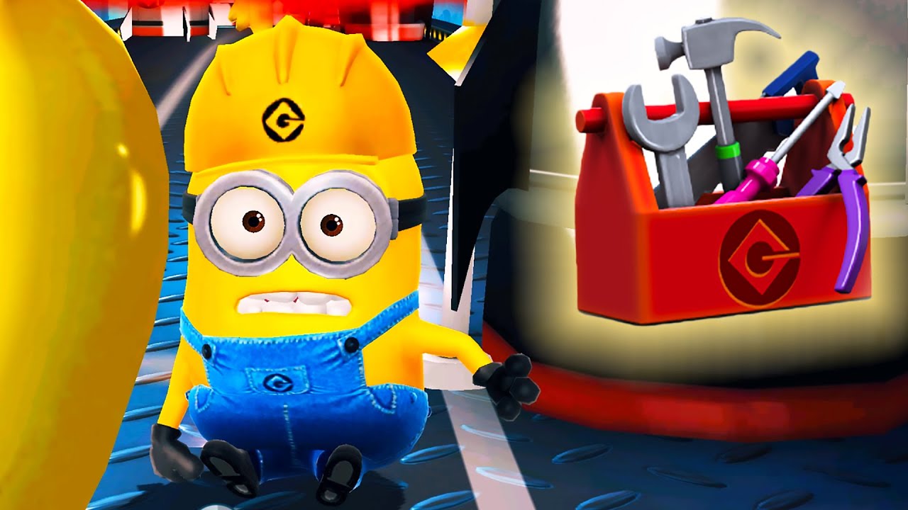 Minion rush Japan : Robotics. Collecting Tools with Worker minion