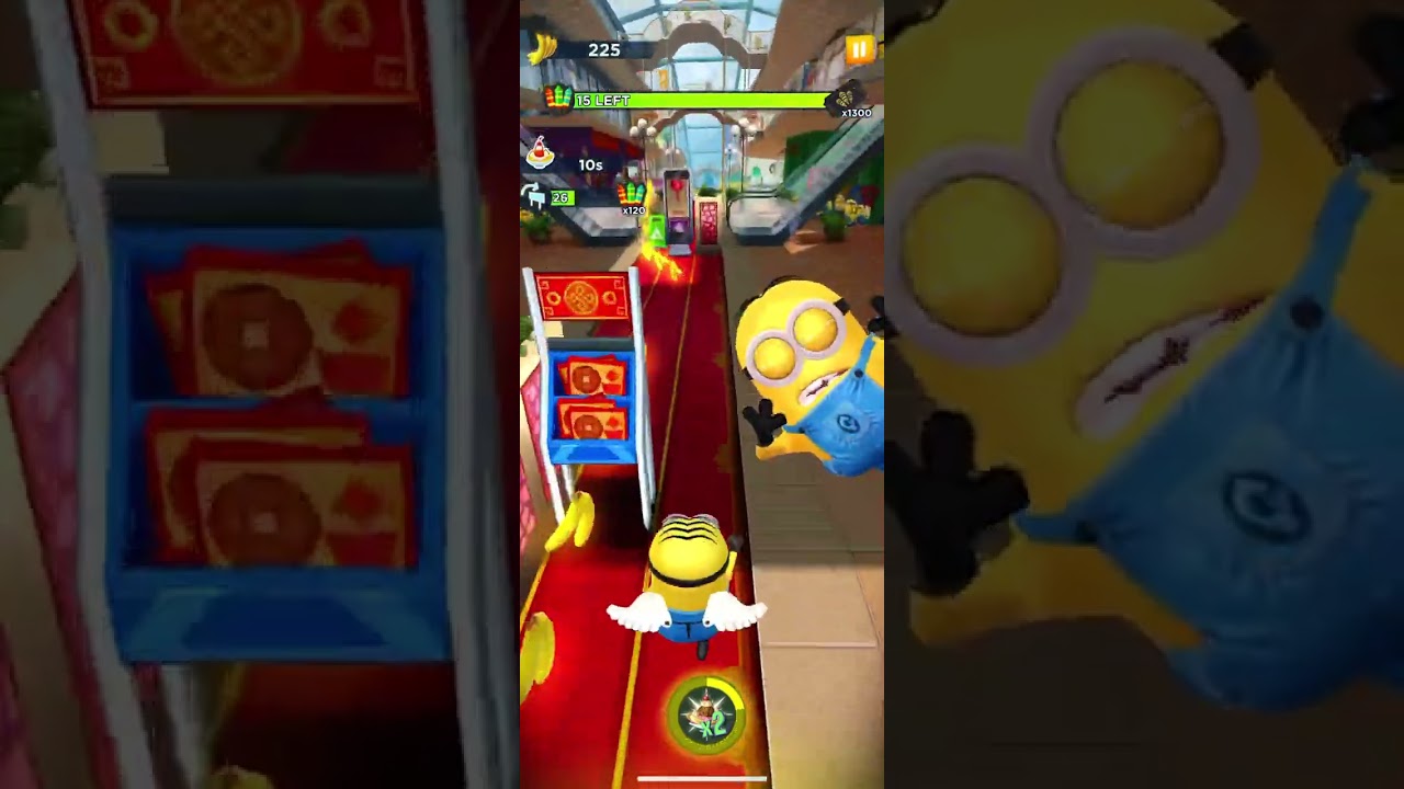Minion Rush running Game Completing Milestone 4/7 Stage 3 Lunar New Year with Cupid Minion